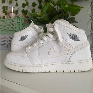 White/ Cool Grey Jordan 1